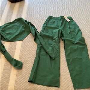 Young Fabulous & Broke Green Wide Leg Pants